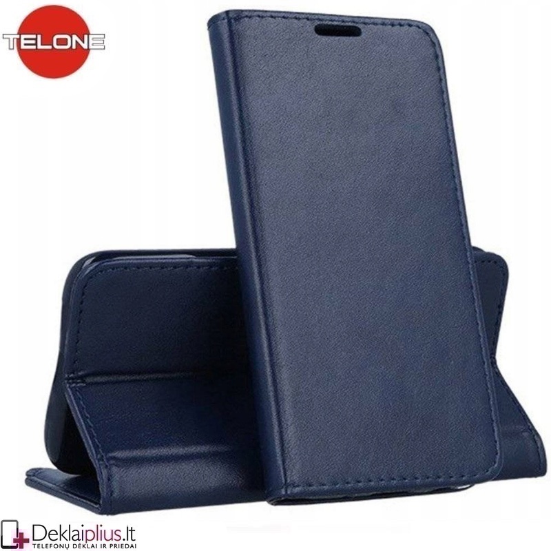 Telone dirbtinės odos dėklas - mėlynas (Huawei Honor Magic 7 Lite) Telone dirbtinės odos dėklas - mėlynas (Huawei Honor Magic 7 Lite)